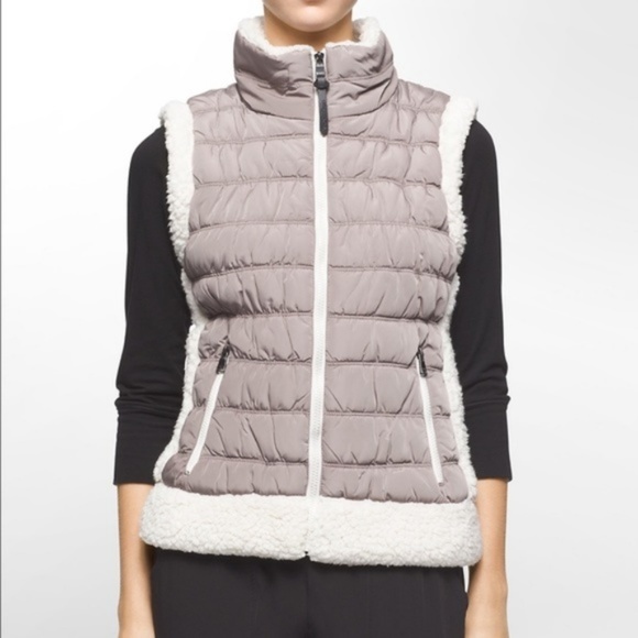Calvin Klein Jackets & Blazers - Calvin Klein Performance Puffer Vest Sherpa Trim